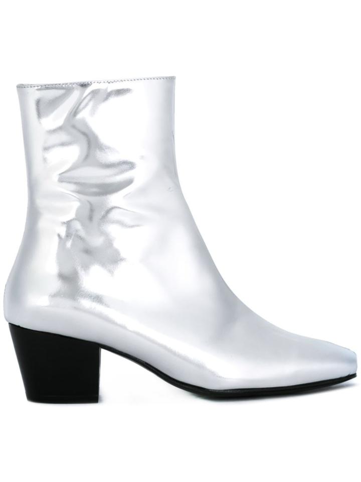 Dorateymur Droop Nose Boots - Metallic