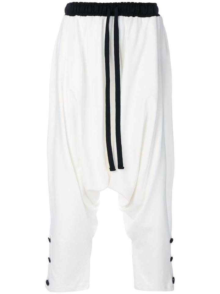 Alchemy - Sarouel Trousers - Men - Cotton/spandex/elastane - M, White, Cotton/spandex/elastane