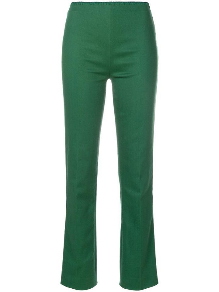 Fendi Slim-fit Tailored Trousers - Green
