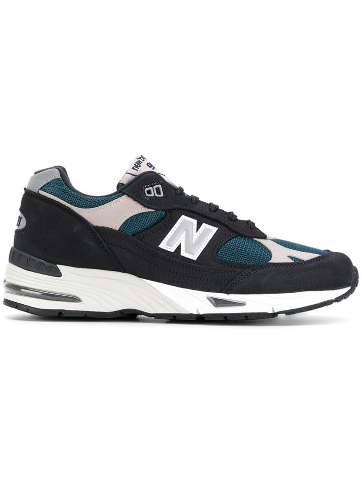 New Balance Contrast Panel Sneakers - Blue