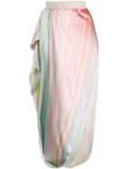 Poiret Isabella Draped Cocoon Skirt - Pink
