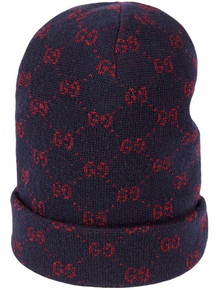 Gucci Gg Alpaca Wool Hat - Blue