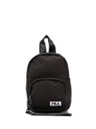 Fila Small Embroidered Logo Backpack - Black