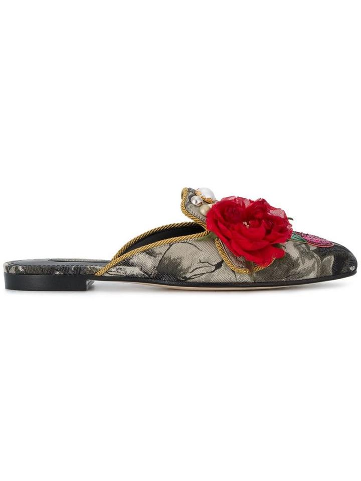 Dolce & Gabbana Jackie Mules - Neutrals