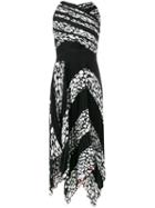 Proenza Schouler - Pleated Leopard Print Cutout Dress - Women - Silk/polyester/acetate/viscose - 4, Black, Silk/polyester/acetate/viscose