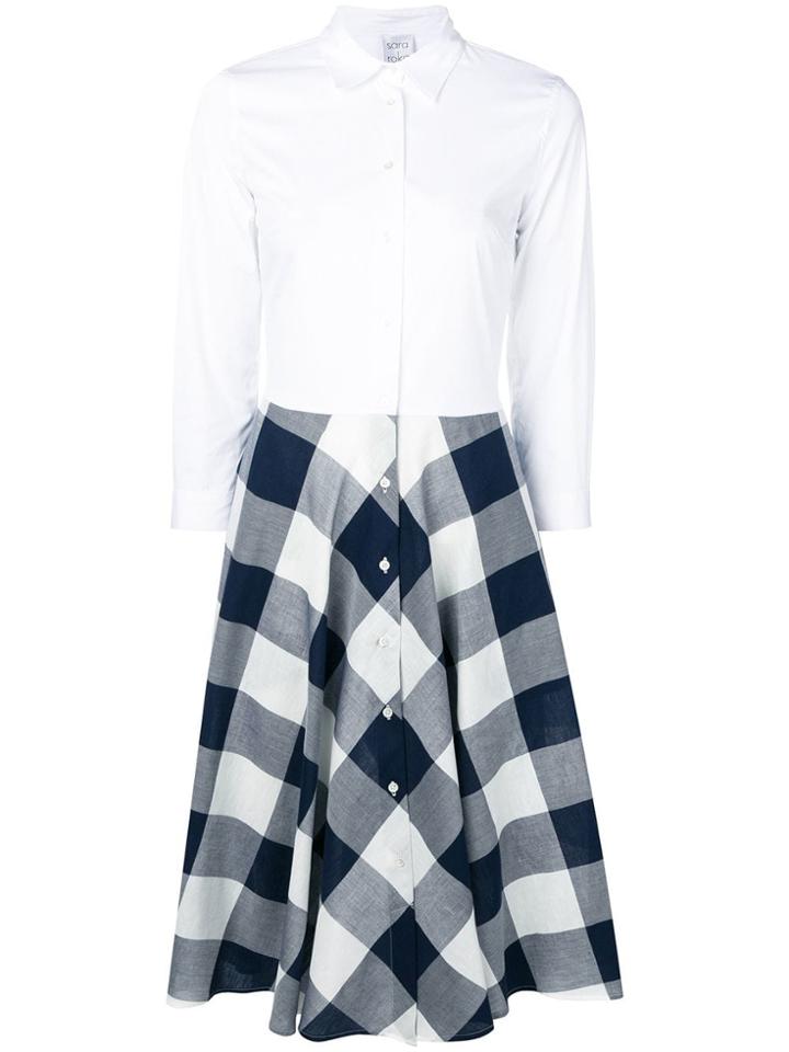 Sara Roka Melless Shirt Dress - White