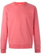 Paul Smith Contrast Peace Embroidered Sweatshirt, Men's, Size: Large, Pink/purple, Cotton