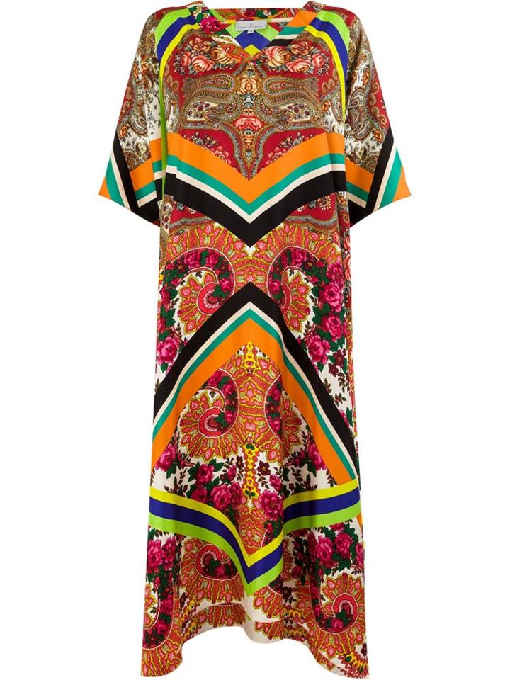 Pierre-louis Mascia Multi Print Dress - Orange
