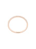 Natalie Marie 14kt Rose Gold Queenie Full Diamond Ring