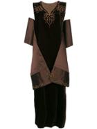 A.n.g.e.l.o. Vintage Cult Embroidered Dress - Brown