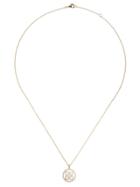 De Beers 18kt Yellow Gold Enchanted Lotus Diamond Openwork Pendant