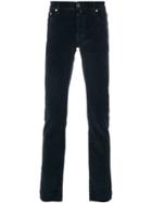 Jacob Cohen Velvet Effect Jeans - Blue