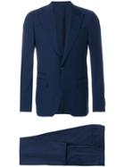 Z Zegna Fitted Design Suit - Blue