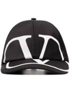 Valentino V Logo Baseball Cap - Black
