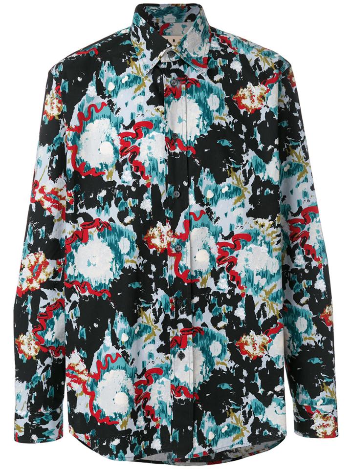 Marni Scrawl Print Shirt - Multicolour
