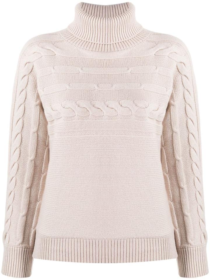 Peserico Cable Knit Jumper - Neutrals