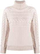 Peserico Cable Knit Jumper - Neutrals