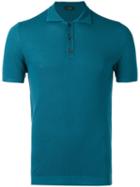 Zanone - Short Sleeve Polo Shirt - Men - Cotton - 54, Green, Cotton