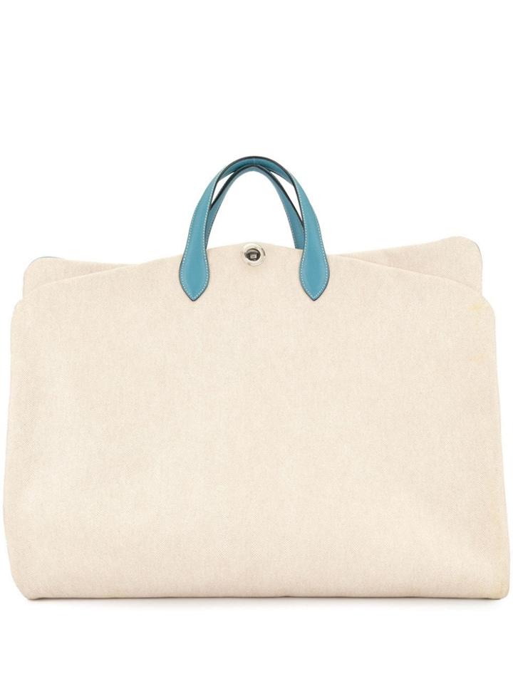 Hermès Vintage Garment Cover Hangbag - White