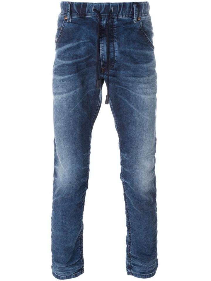 Diesel Krooley-ne 0674z Jeans, Men's, Size: 30, Blue, Cotton/polyester/spandex/elastane