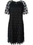 Steffen Schraut Star Embroidery Dress, Women's, Size: 38, Black, Cotton/polyester/spandex/elastane