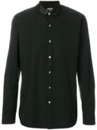 Lanvin Satin Collar Button Shirt - Black