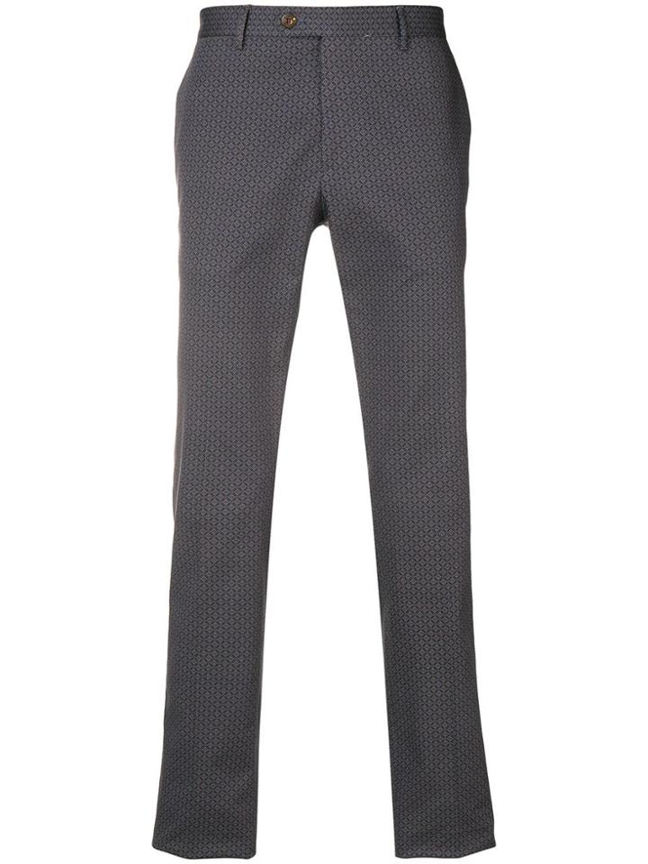 Etro Geometric Printed Trousers - Grey
