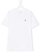 Ralph Lauren Kids - Classic Logo T-shirt - Kids - Cotton - 14 Yrs, White
