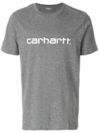 Carhartt Logo Print T-shirt - Grey