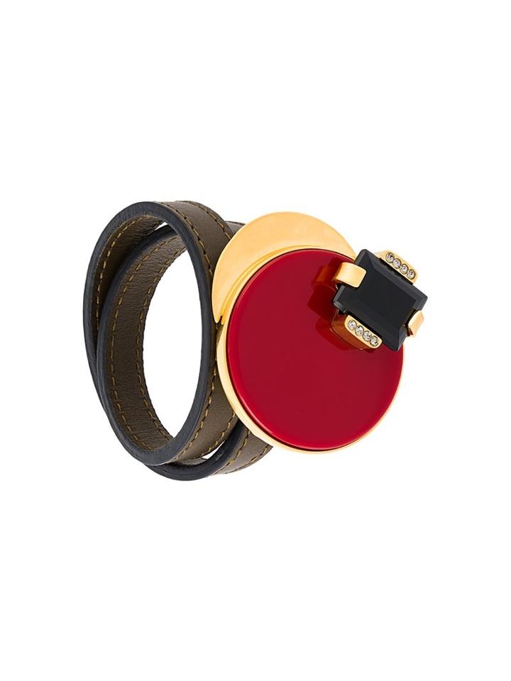 Marni Wrap Around Disc Bracelet, Women's, Size: Small, Red