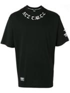 Ktz - Neck Logo Print T-shirt - Men - Cotton - Xs, Black, Cotton