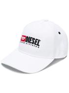 Diesel Logo Cap - White
