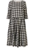 Casey Casey Pasha Checked Dress - Black