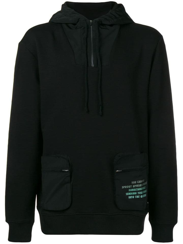 Les Benjamins Front Pocket Hoodie - Black