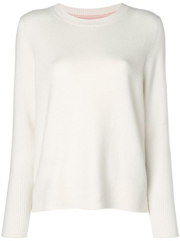 Chinti & Parker Crew Neck Jumper - White