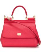 Dolce & Gabbana Mini 'sicily' Tote, Women's, Pink/purple