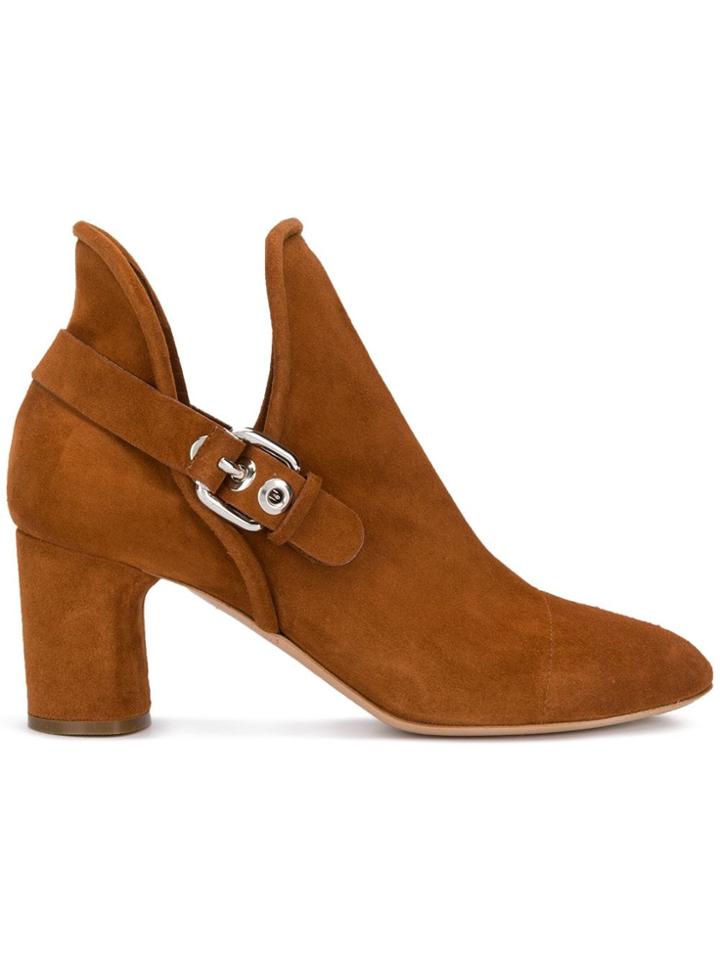 Casadei Buckled Ankle Boots - Brown