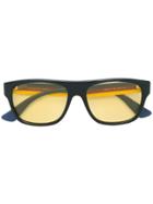 Gucci Eyewear Square Side Stripe Sunglasses - Multicolour