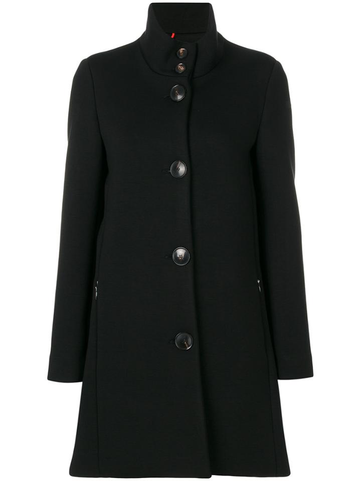 Rrd Single Breasted Coat - Black