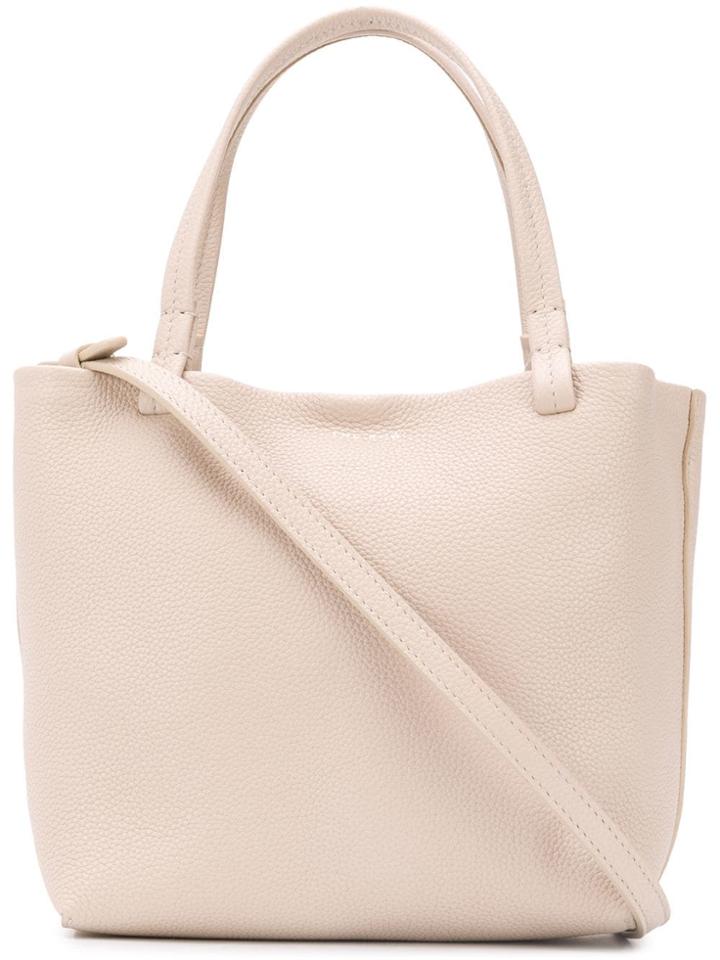 The Row Pebbled Texture Tote - Pink