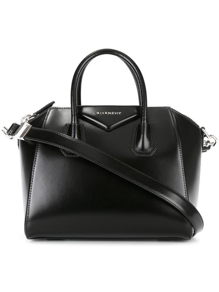 Givenchy - Small 'antigona' Tote - Women - Calf Leather - One Size, Women's, Black, Calf Leather