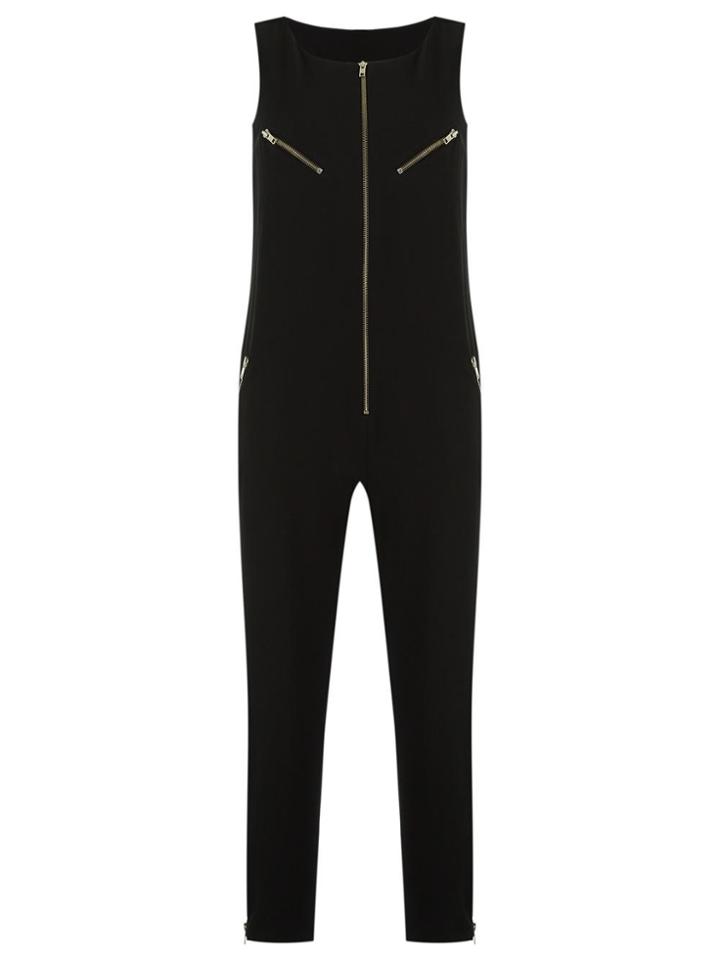 Uma Raquel Davidowicz Zipped Jumpsuit - Black