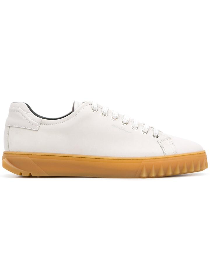 Salvatore Ferragamo Low-top Sneakers - Grey