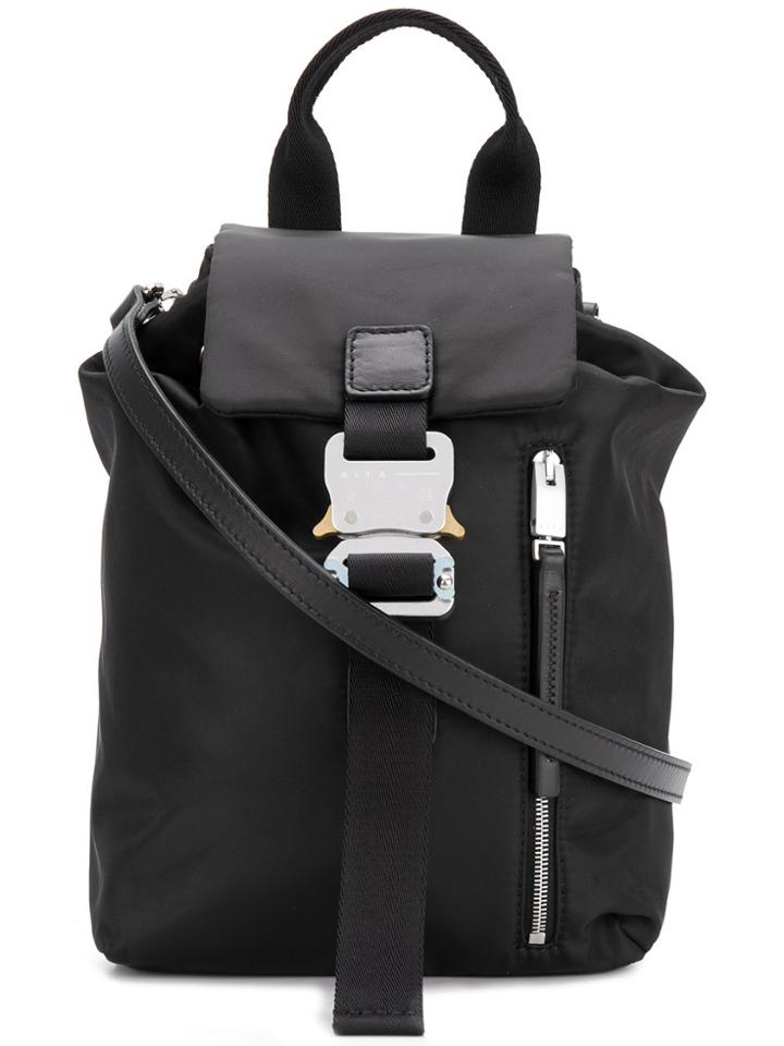 Alyx Buckle Fastened Mini Backpack - Black