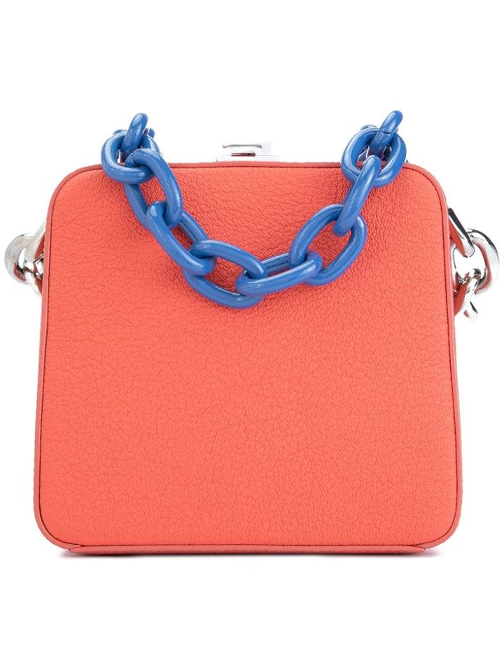 The Volon Chain Clasp Bag - Orange