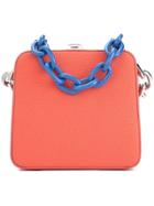 The Volon Chain Clasp Bag - Orange