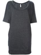 Diesel - Long Sweatshirt - Women - Cotton/polyester - M, Grey, Cotton/polyester