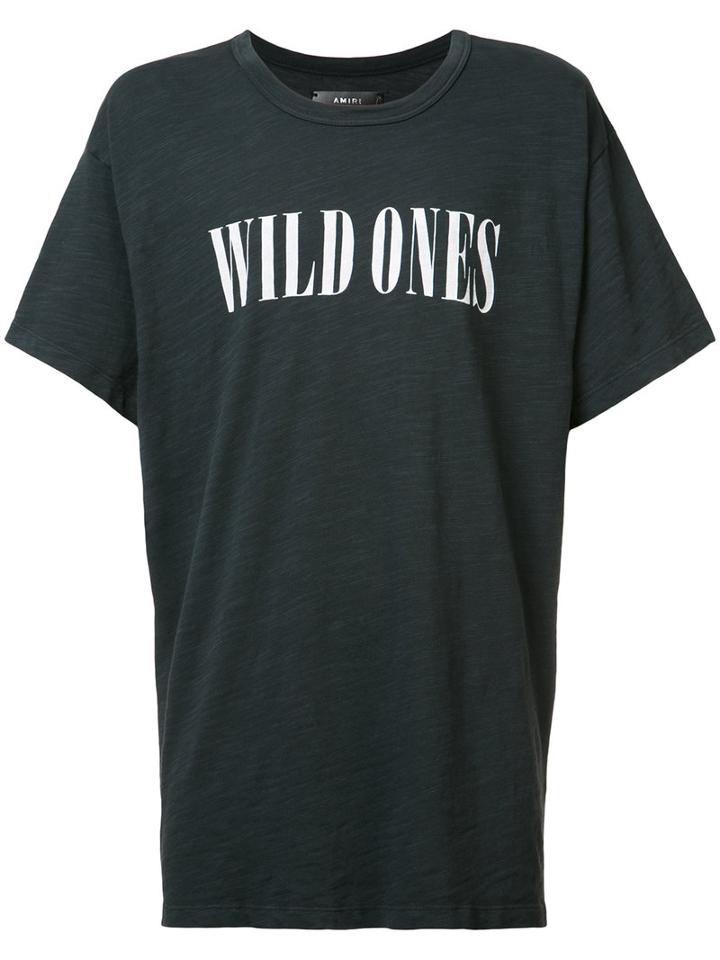 Amiri 'wild Ones' Print T-shirt, Men's, Size: Large, Black, Acetate/cotton