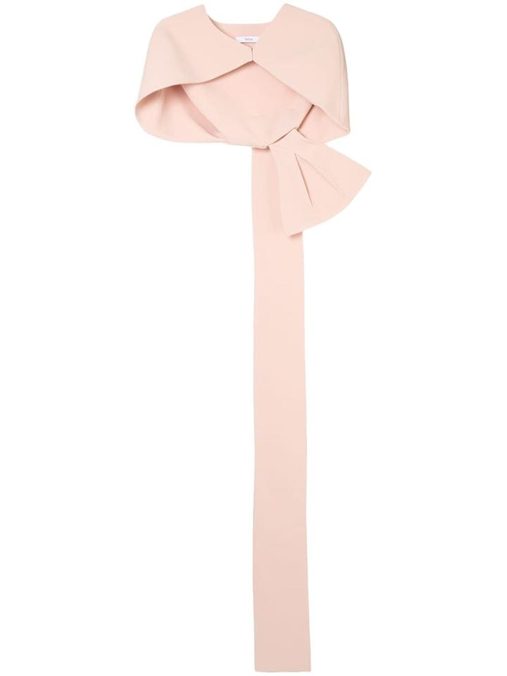 Safiyaa London Heavy Crepe Cape - Pink