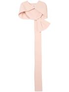 Safiyaa London Heavy Crepe Cape - Pink